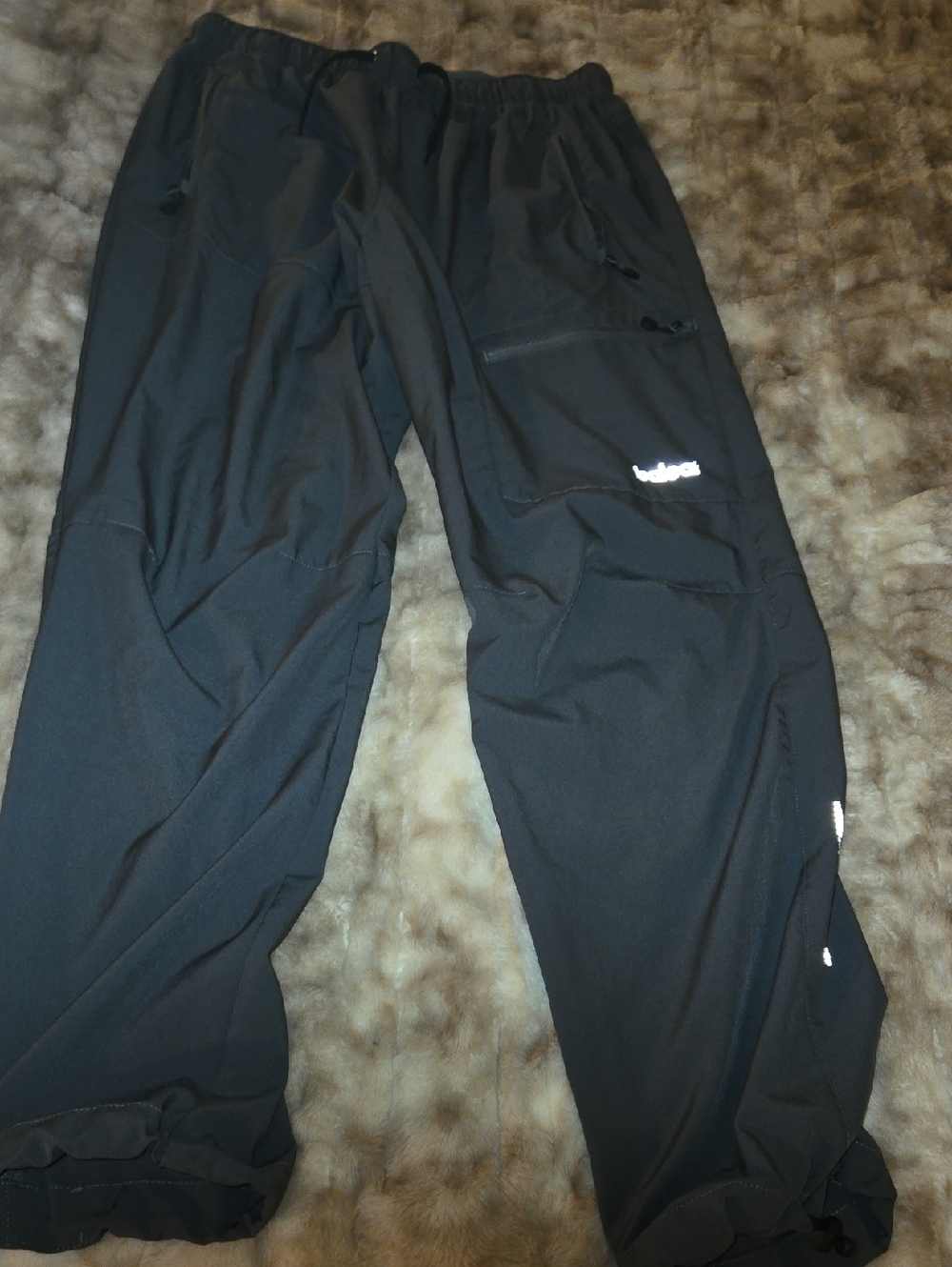 Baleaf Black Women's Track Joggers with Zip Pockets